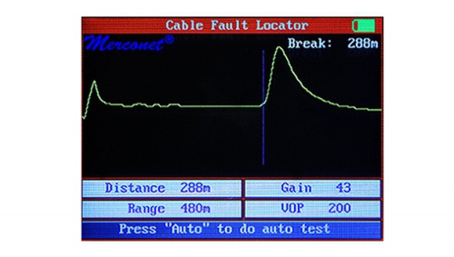 Grafische TDR 8KM ANL5 met software