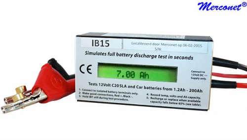 IB15 Intelligente batterijtester